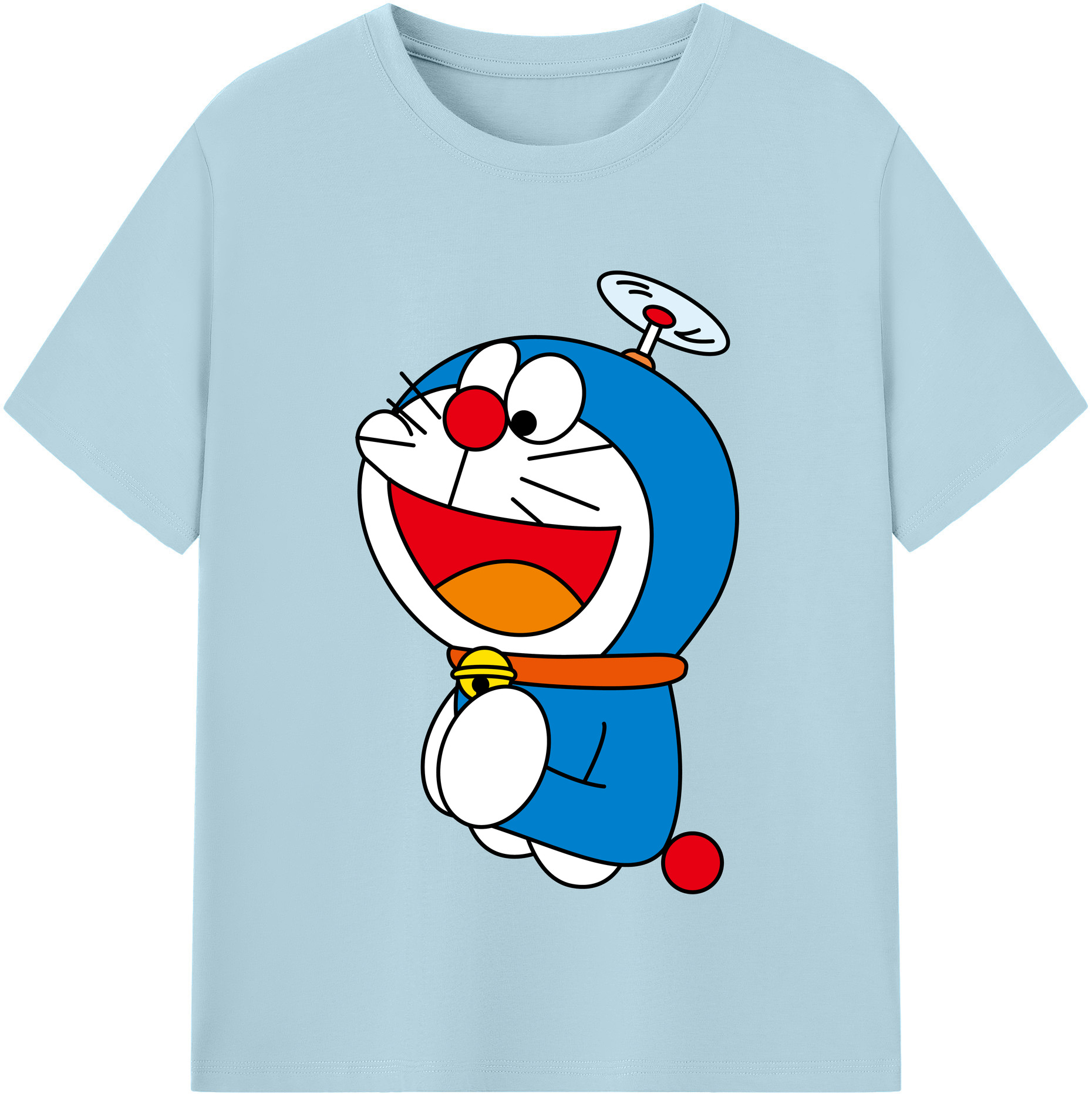 （画像用） ドラえもん Doraemon 綿100％半袖Tシャツ（フロントプリント）